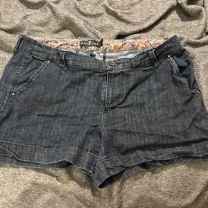 one 5 one Dark Gray Jean Shorts